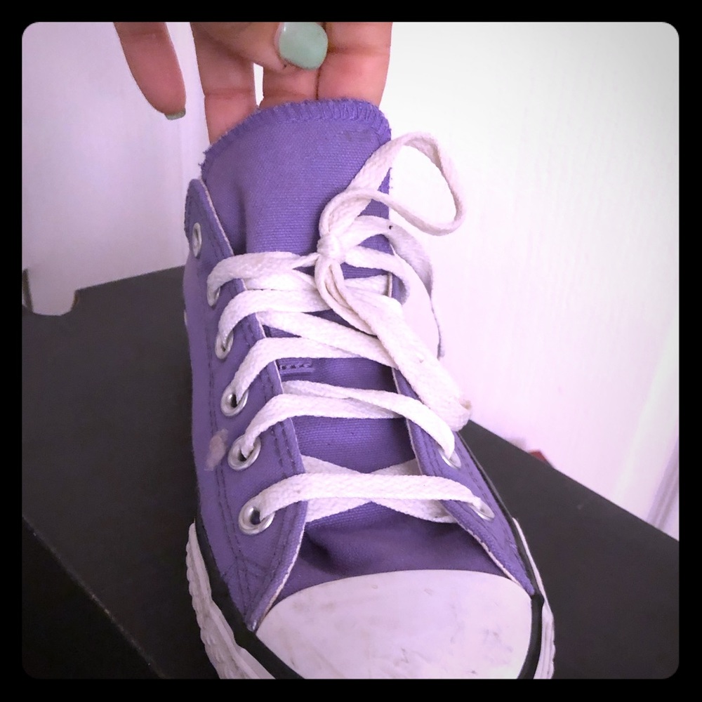 Lavender converse